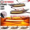 For Porsche Taycan Sedan - Dynamic Led Fender Side Marker Blinkers Sequential Turn Signal Indicators 9J1953041F 9J1945061C