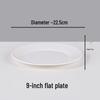 Di Rui En Melamine Round Dinner Plates (10-Pack)