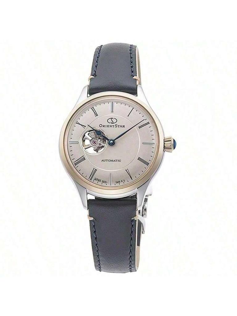 Classic stylish women's automatic wristwatch dial leather strap, RE-ND0011N00B. perfect accessory business gatherings coordination, it excellent