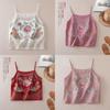 Cotton Linen Embroidered Vintage Sleeveless Tank Top For Women Summer Casual Wear