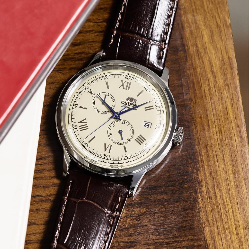 Orient ORIENT Bambino Automatikuhr, mechanisch, automatisch, inländische Herstellergarantie, RN-AK0702Y, Herren, Elfenbein