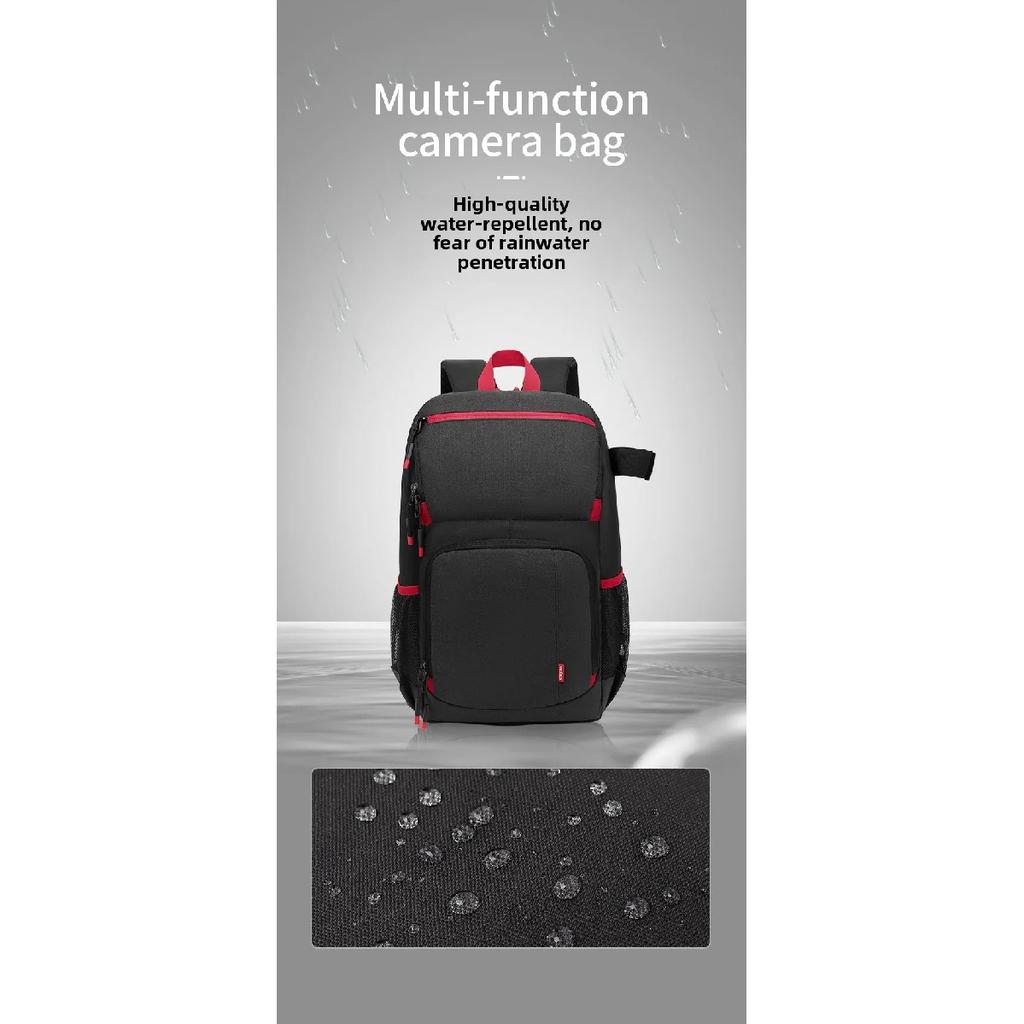 Multi-functional, Large-capacity Camera Bag, Waterproof Wear-resistant, Double-shoulder Backpack for Holding Tripods, Cameras