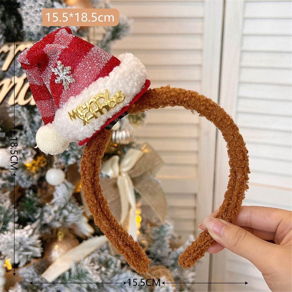 NEW Christmas Headband Red Headwear Children Headbands Cloth Bowknot Hair Hoop