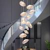 Modern Stair chandelier Pendant lights indoor lighting iling lamp hanging light led Chandeliers for living room indoor lightin
