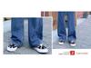 Women's High-Waisted Wide-Leg Jeans - Spring/Fall 2025, Thin Loose Drape, Floor-Length Pants