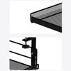 Black Computer Storage Rack Cable Storage White Black 36.5*20*17.5cm Accessories Carbon Steel 1 Pieces And Practical