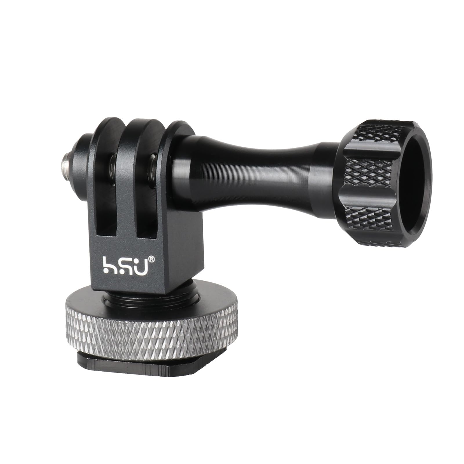 

Алюмінієвий адаптер для гарячого башмака HSU з кріпленням для штатива з отворами. Сумісний із GoPro DJI Osmo 1/4 Hero13/12/11/10/9/8/7/6/5, Action, AKASO/Video