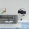 Peacock Bird Sculpture Wall Clock Figurine Minimalist Art Ornament Acrylic Decorative Hanging Statue