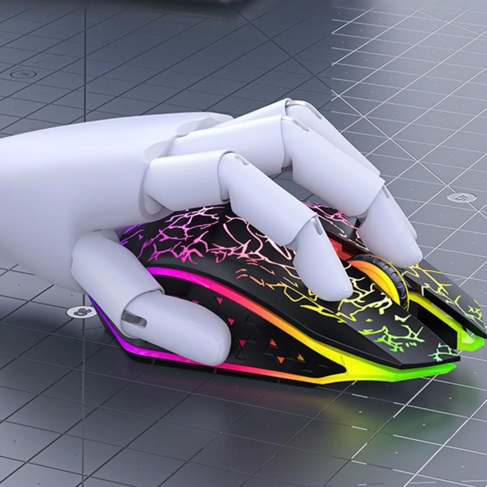 Dual-mode 2.4G Wireless Mouse Bluetooth Rechargeable Mouse Cool Laptop Wireless Mouse  PC