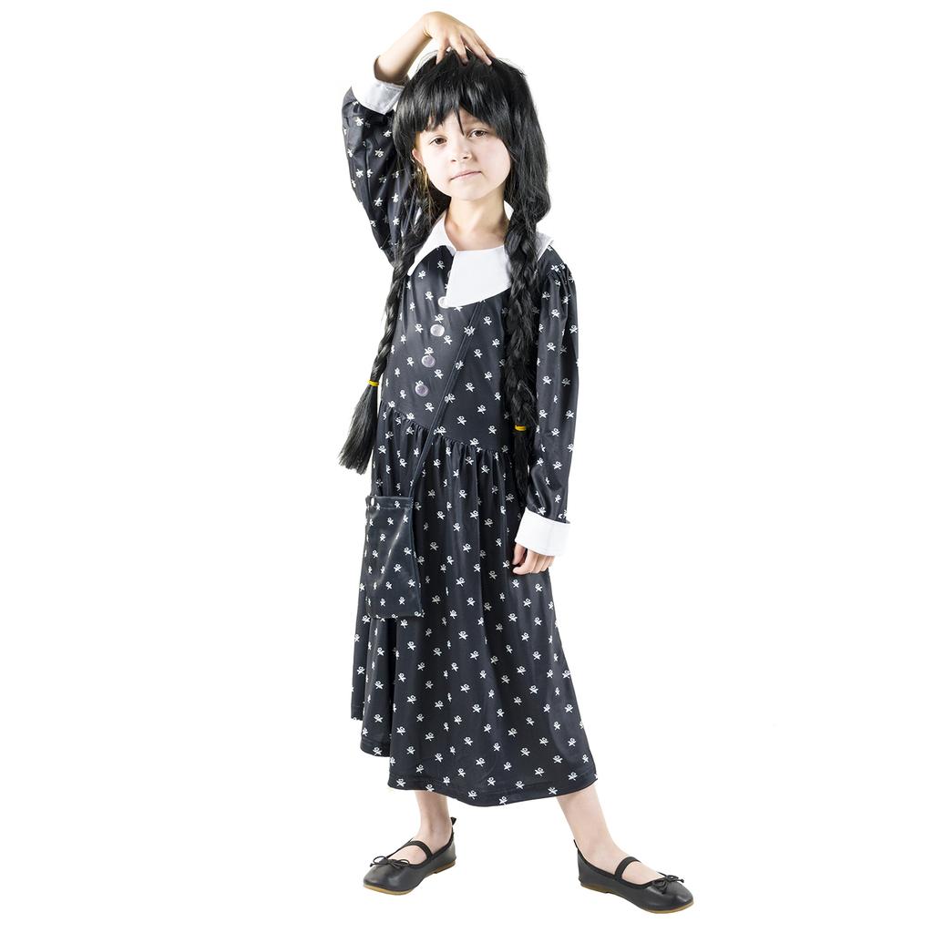 Wednesday Adams costume fancy dress party carnival costume 134-140