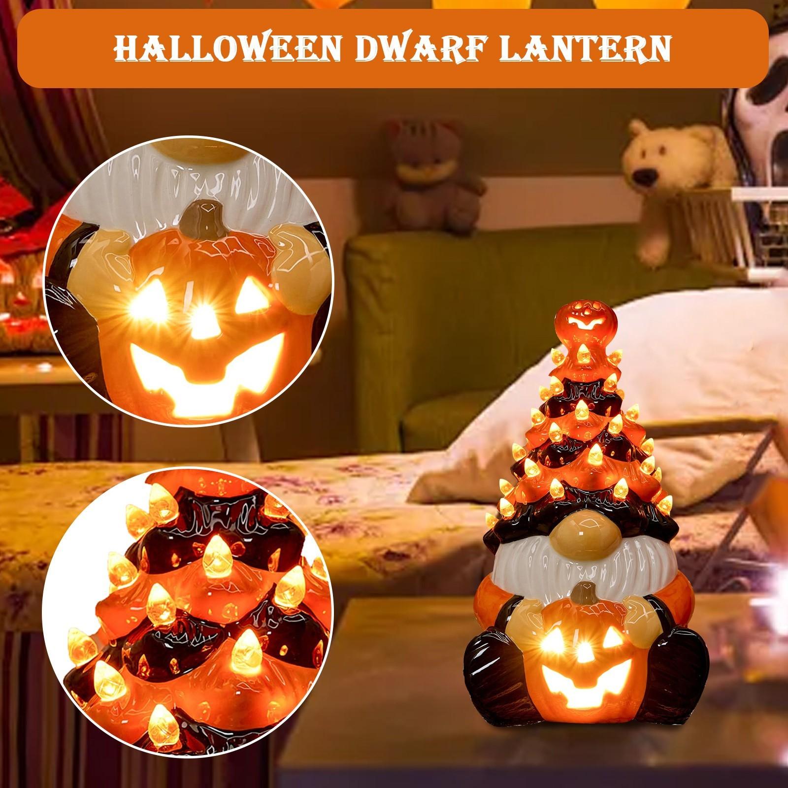 

Украшение в виде гнома на Хэллоуин со светом, лампа-гном, украшения в виде гнома на Хэллоуин, подходит для столов и веранд One Size