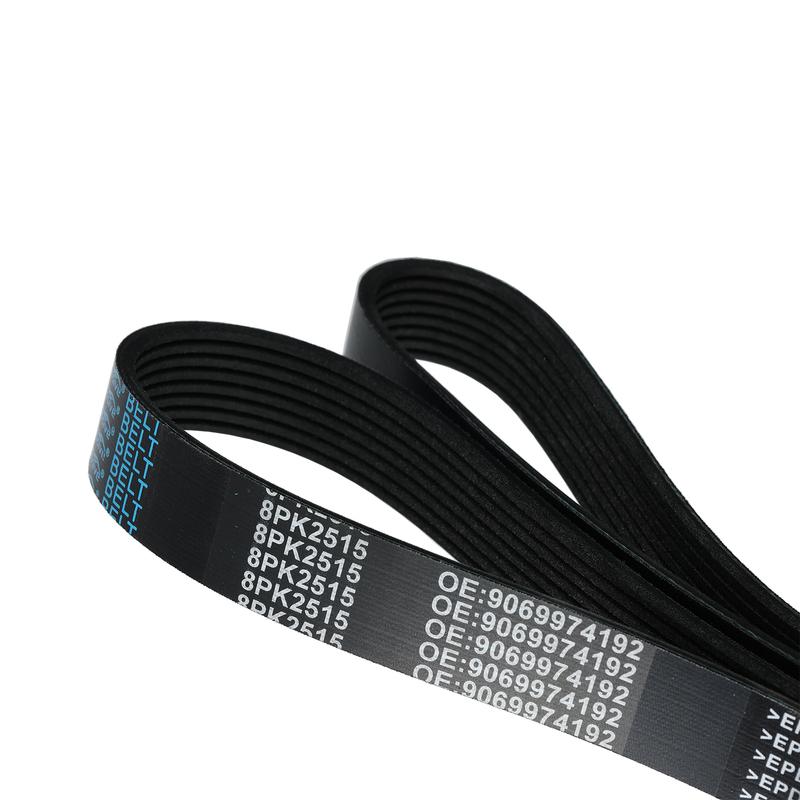 8PK2515 8PK2513 8PK2514 Car Generator Belt Air Conditioner 8 Rib Multi V Drive Belts Ribbed V Belt For Ford MERCEDES-BENZ SETRA