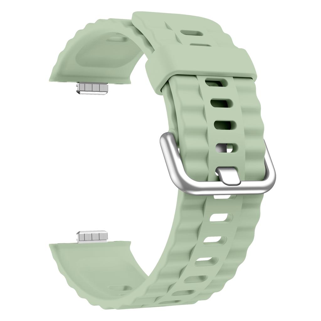 Suitable for Huawei Watch Fit4pro/fit4/fit3 Strap Wave Design Silicone Sports Sweatproof Breathable/Fashionable Smart Strap