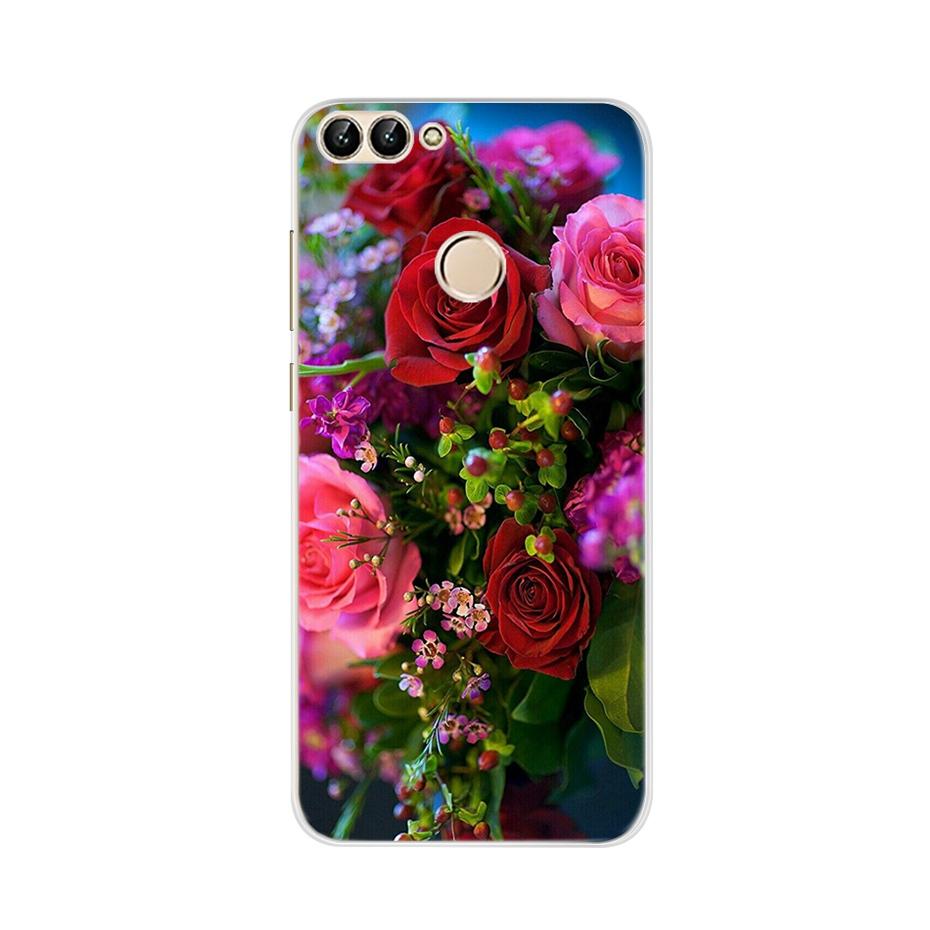 For Huawei P Smart 5.65inch Case Cute TPU Soft Silicone Back Cover Phone Case For Huawei P Smart 2018 FIG-LX1 PSmart Case