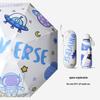 Cartoon Mini Sun & Rain Five-Fold Umbrella for Women - Portable, Sunscreen, and Dual-Use