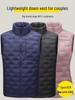 Custom Logo Lightweight Down Vest for Couples - Winter 90% Down Insulated