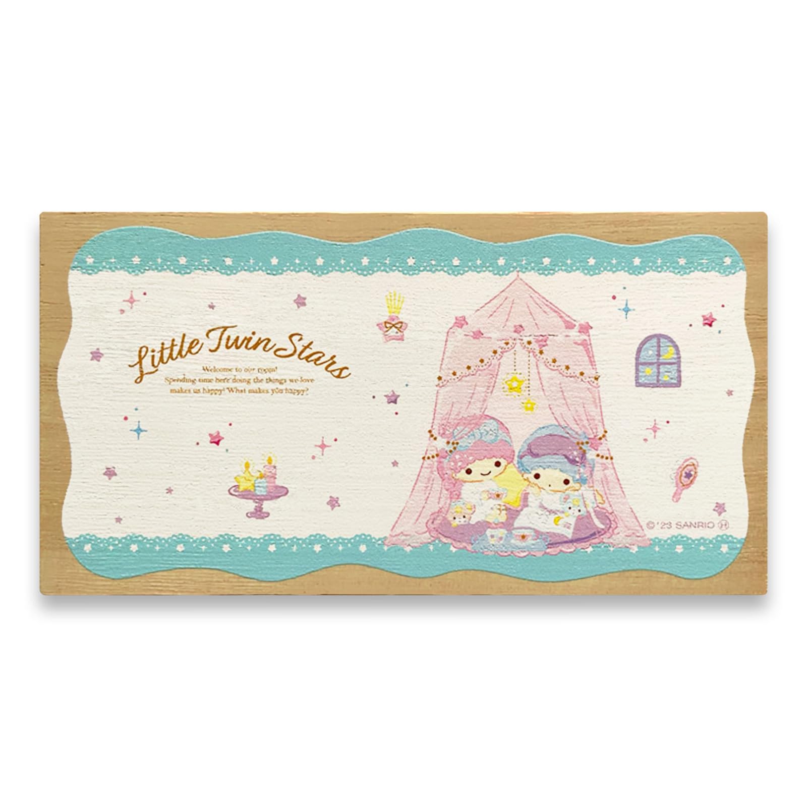 Первый зубной бокс с персонажами Sanrio Счастье Моя комната Звездочки-близнецы SANRIO LittleTwinStars Персонаж Дерево павловния Бокс для первого зуба 5240₽