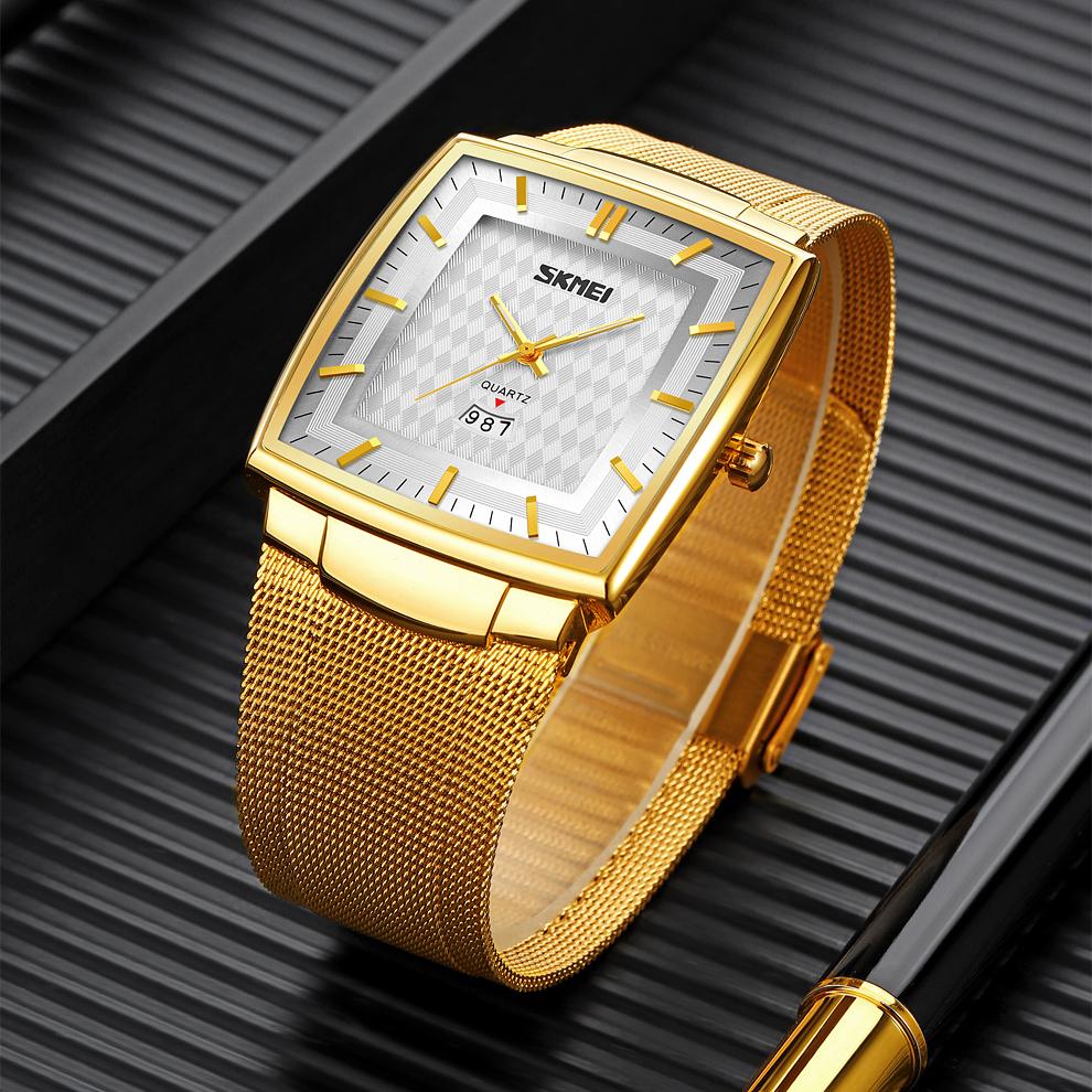 

SKMEI лучший бренд класса люкс 2023 полностью стальные часы мужские повседневные часы с датой кварцевые наручные часы спортивные часы мужские