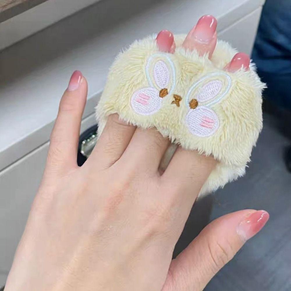 Cute Makeup Puff Washable Dry Power Puff Portable Long Fluff Puff  Makeup Setting