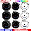 ZMFJH 7 Color LED Pointer 110MM Tachometer with Hourmeter 3000-8000RPM Gauge for 2-20 Cylinder Universal Car Boat Yacht 9-32V