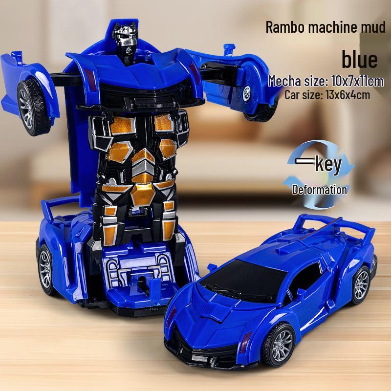 Inertia Collision Robot Car: Transforming Toy for Kids Aged 7-10