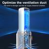 Cooling Fan Personal Mini Air Conditioner Digital Display 6 Wind Speeds Energy-Saving Blade-Free Silent Portable Air Conditioner