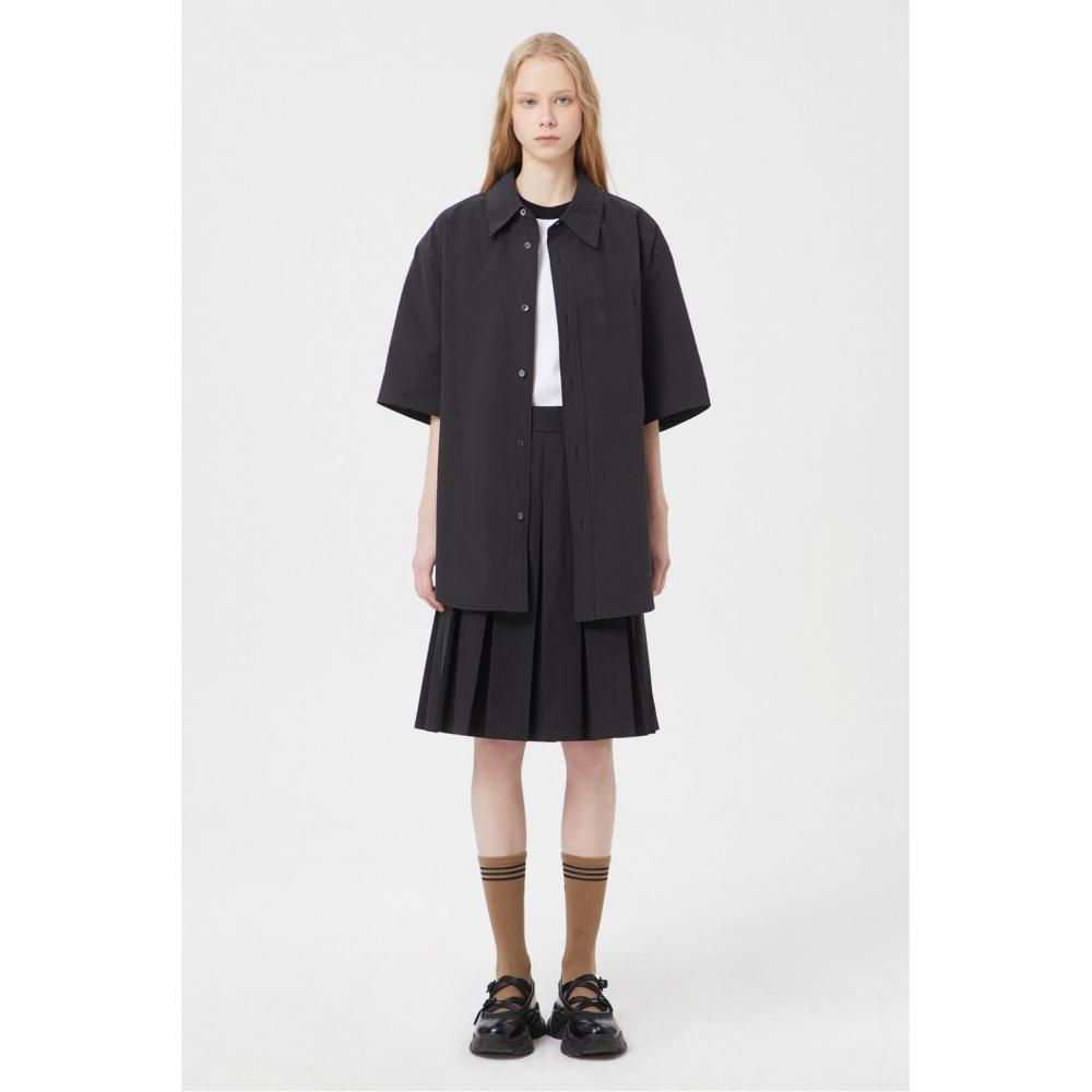 

LUCKYMARCHE Базовые рубашки Overfit для унисексQUSAX23411BKX
