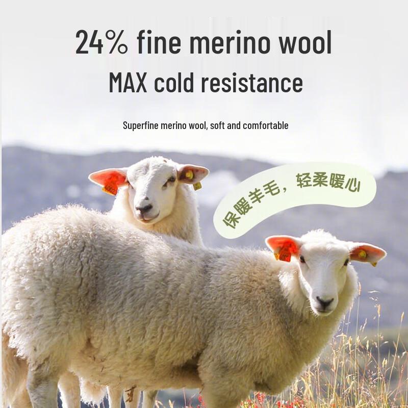 Women's Mercerized Wool Blend Thickened Antibacterial Warm Mid-Calf Socks (3-Pack)