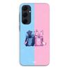 Case For Samsung Galaxy A35 Stitch Angel Cute Blue Pink Maniacase