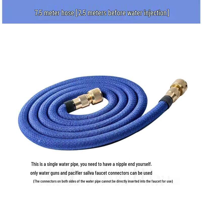 Retractable Magic Hose & High-Pressure Water Gun Set for Car Wash and Home Use