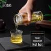 Xinuo Double Wall Borosilicate Glass Tea & Water Bottle XN-1051