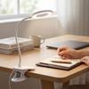 Clip On Reading Lamp USB Rechargeable 360 degrees  Flexible Gooseneck Eye   Bed Night Light for Painting Craft Study