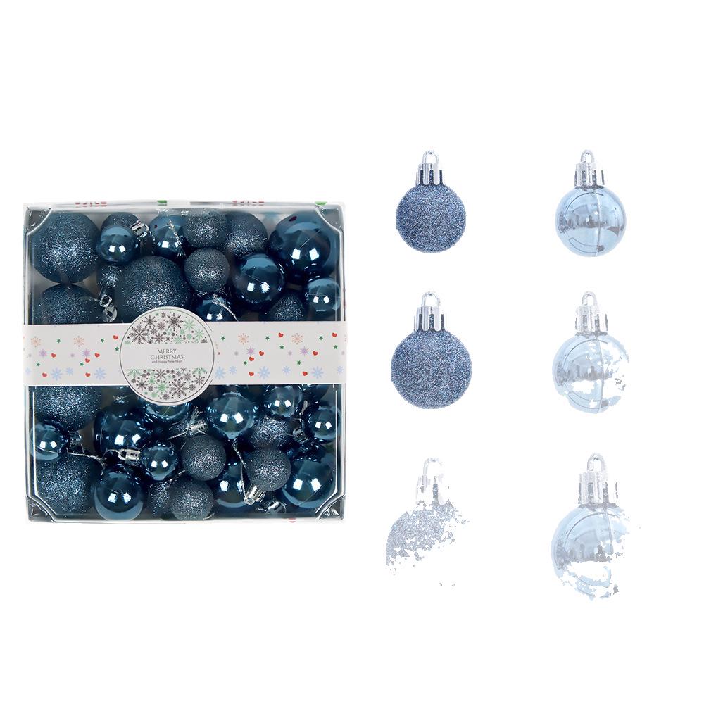 Irregular Electroplated Christmas Ball Ornaments: Painted Hanging Tree Decorations with Gift Box
