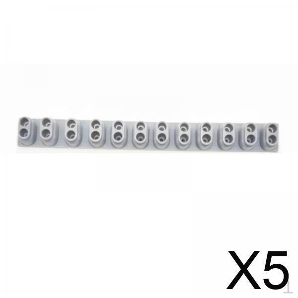 2 Pieces Electronic Keyboard Connector Strip Numeric Keypad Part Conductive Rubber Silicone