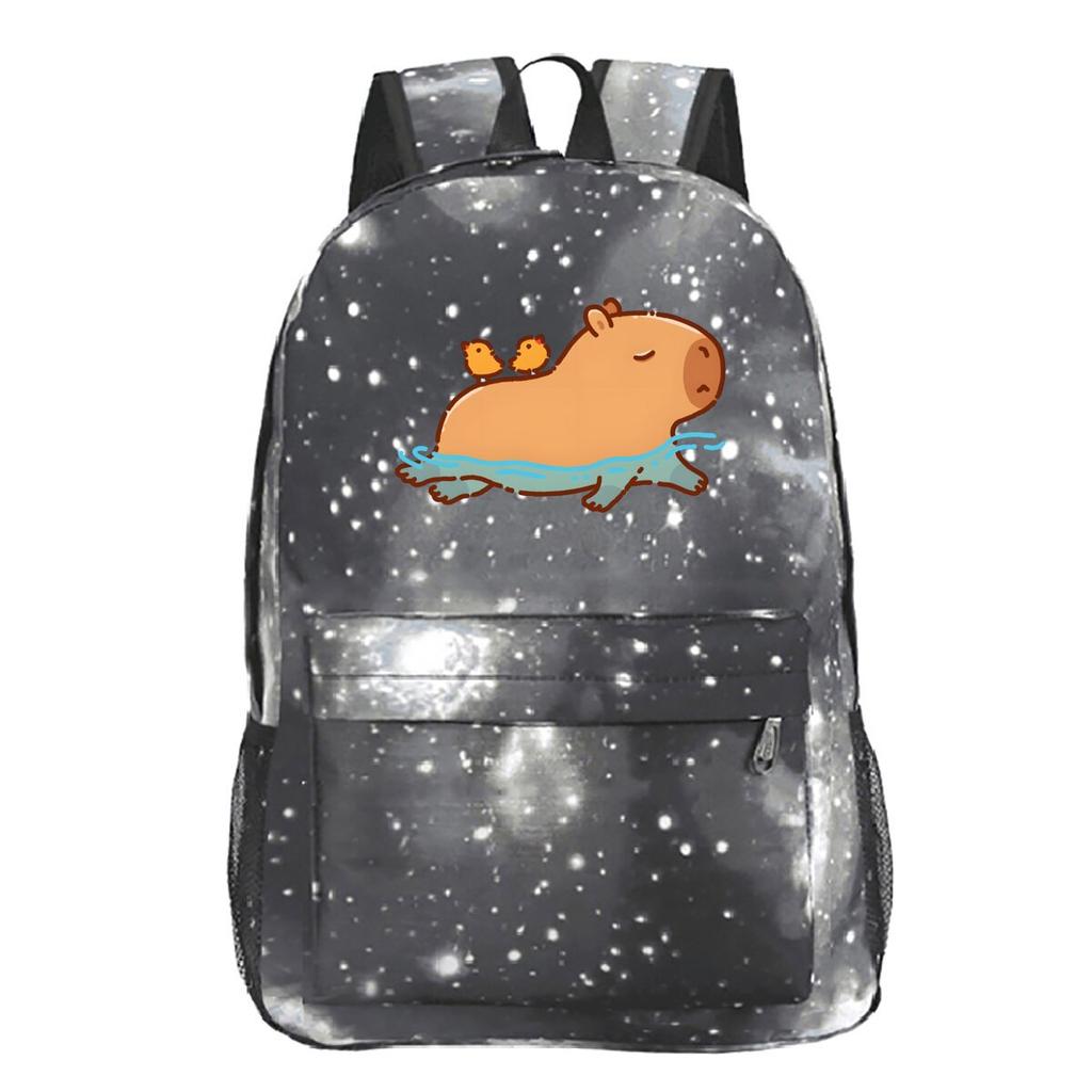 Süßer Rucksack mit Aufdruck von Peripheriegeräten Studentenschulranzen Freizeit-Reise-Rucksack mit großem Fassungsvermögen