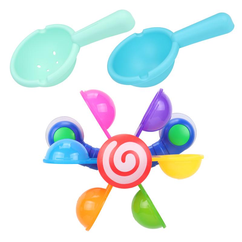 

Детский набор игрушек для ванны с брызгалками и вращающимися элементами