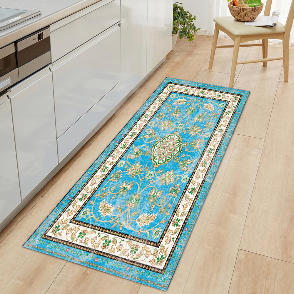 Non-Slip Kitchen Carpets For Living Room Long Area Rug Kitchen Floor Mat Carpets Bathroom Entrance Door Mat Home Decor Alfombra