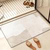 Diatom Mud Anti-Slip Quick-Dry Bathroom Mat for High-End Vanity & Entryway