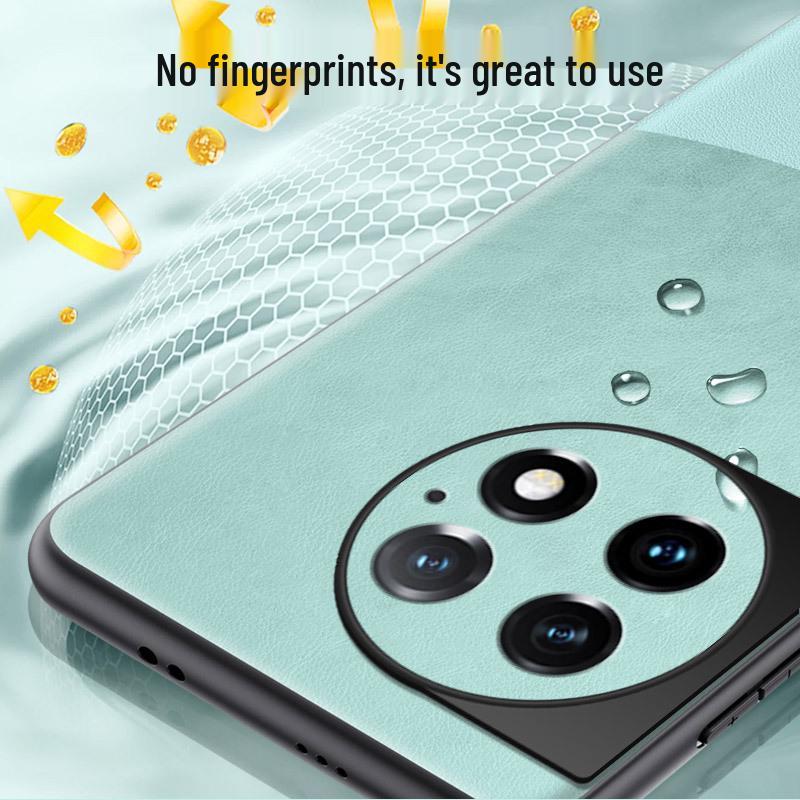 Шкіряний чохол-печворк для OnePlus NORD 4/ACE6 - Ударостійкий та креативний дизайн