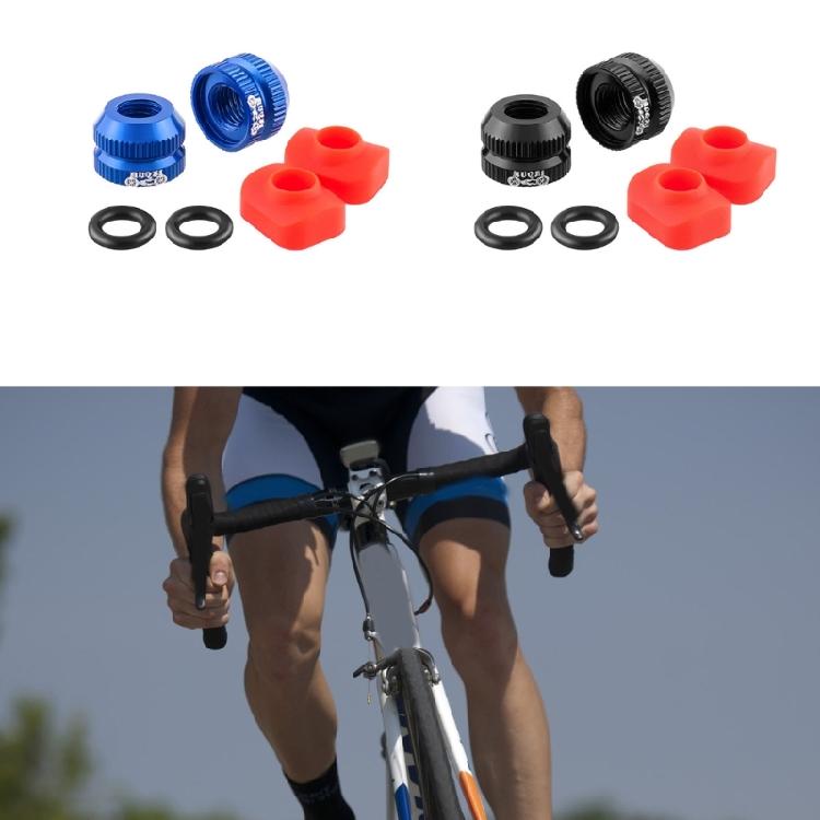 2Pcs Bicyles Inner Tube Valves Nut Replacements for most Mountain Bicyles