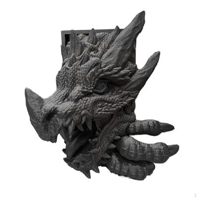 Dragon Bookend Book End Figurine Home Decor Creative Stopper Support for Bookshelf