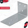 Carpenter's Angle, Construction Connector, Galvanized Steel, 40 X 80 X 40 MM
