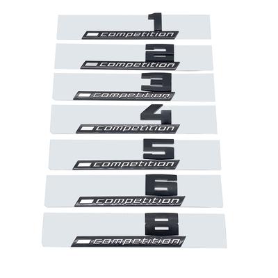 20pcs For Car M3 M4 M5 M6 Rear Trunk Logo Glossy Black ABS Emblem Retrofit Upgrade Letter
