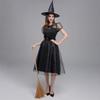 Elegant Witch Costume For Women With Mystical Polyester Fabric In Size M L Xl