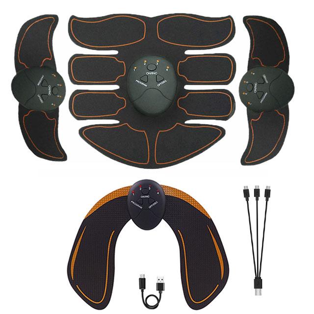 Wireless EMS Abdominal Stimulator Buttock Hip Trainer Smart Slimming Massager for Waist Arm Leg Body Unisex Fitness Equipment