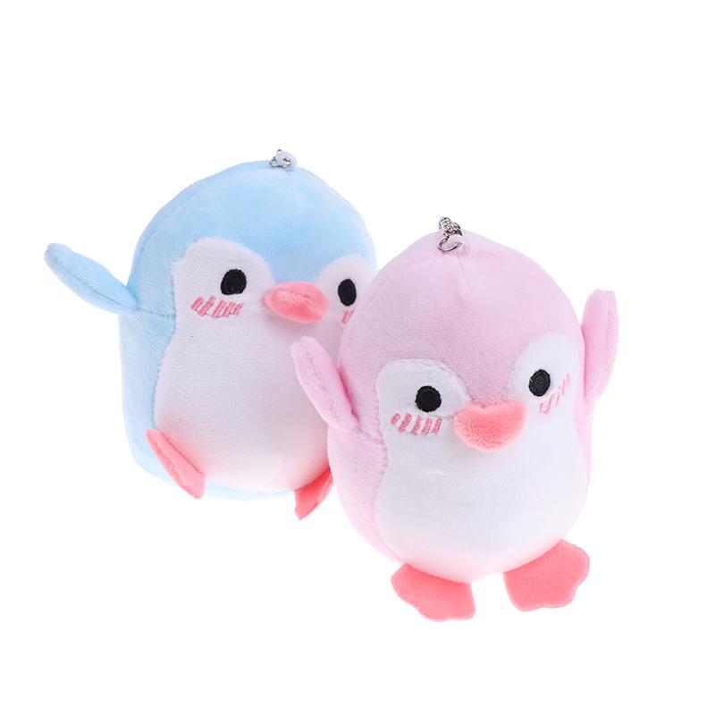 Lovely 12CM Penguin Stuffed Plush Toy Baby Kid's Gift Key Chain Plush Toy Doll