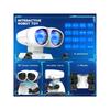 Rechargeable Remote Control Robot for Kids, Talking Robot with Music, LED Eyes and Walking Functions