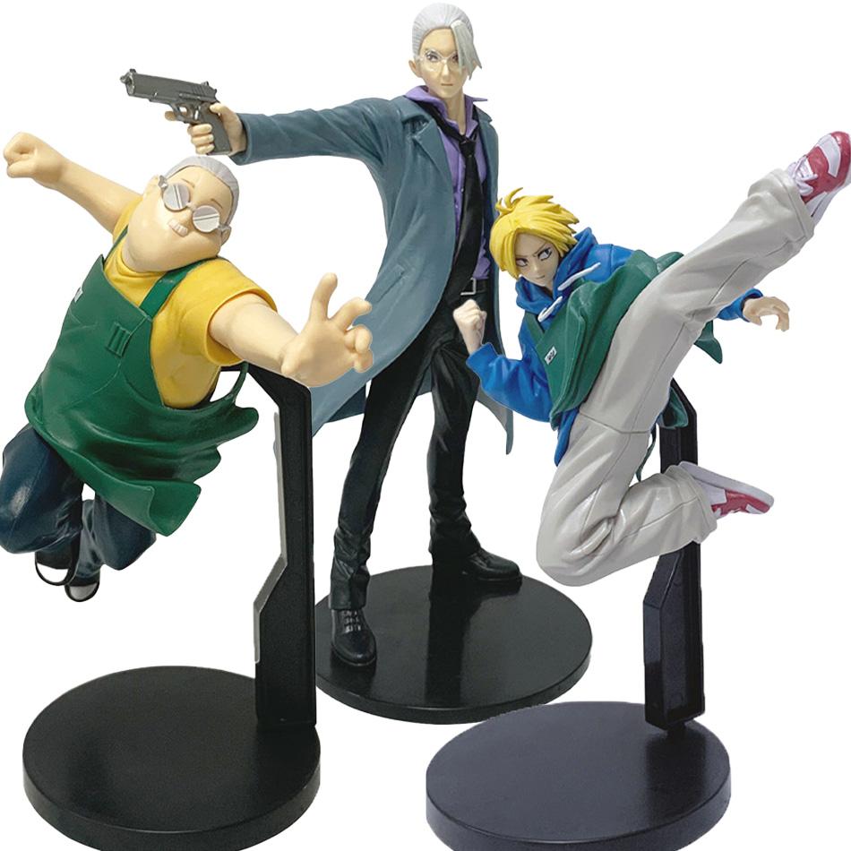 21 cm 3 ks Anime Sakamoto Days Figurky Hračky Taro Sakamoto Shin Asakura Akční Figurky Panenky PVC Model Stolní Ozdoby Hračky