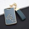 Car Key Case for Renault Clio Duster Sandero Captur Megane 2/3 Koleos - Anti-Scratch Protective Fob Premium TPU  Cover Key Chain