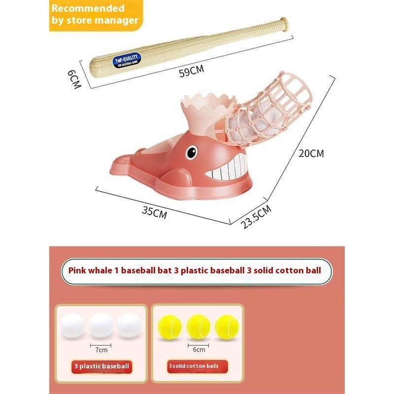 Parent-child Outdoor Baseball Launcher Toys Kids Tee Set Children Sports Sports Indoor Fitness